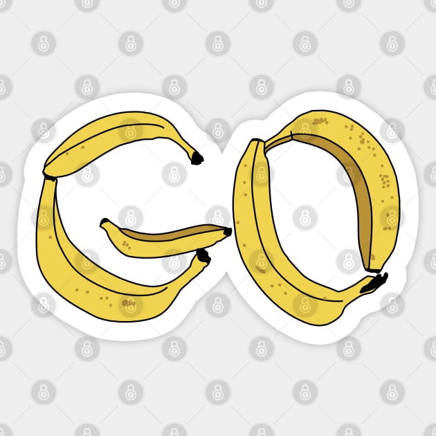 Go Bananas Sticker by Ungerbus